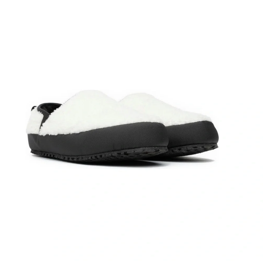 P448 Laby Slippers {white/Black} 38/8 - Picture 2 of 10